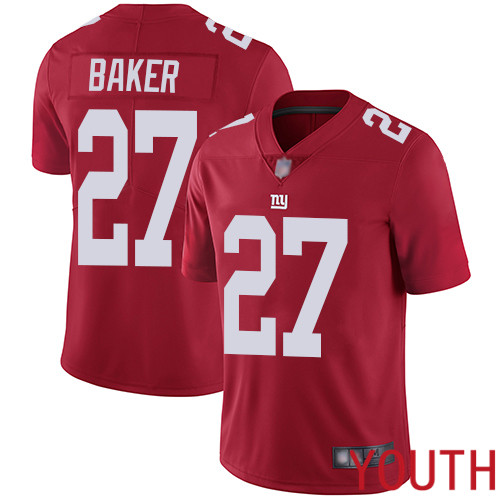 Youth New York Giants 27 Deandre Baker Red Limited Red Inverted Legend Football NFL Jersey